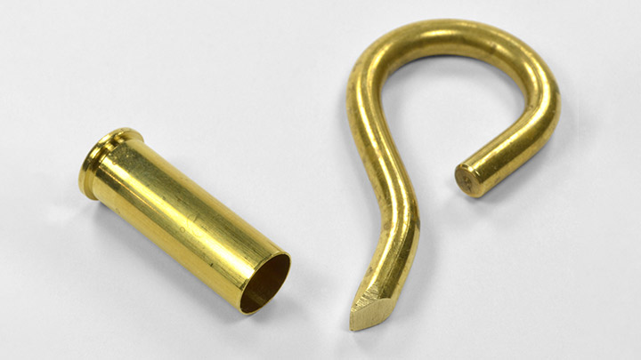 Brass scraper for pistol cleaning